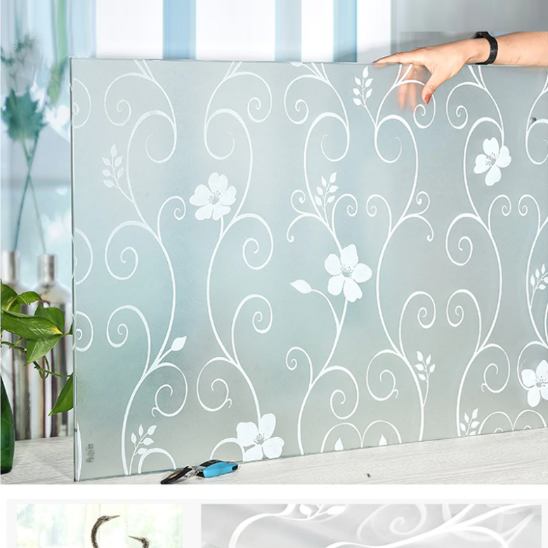 Window Mat Paper Decorative Window Glass Paper - D054 - Aslam Bala Plastic